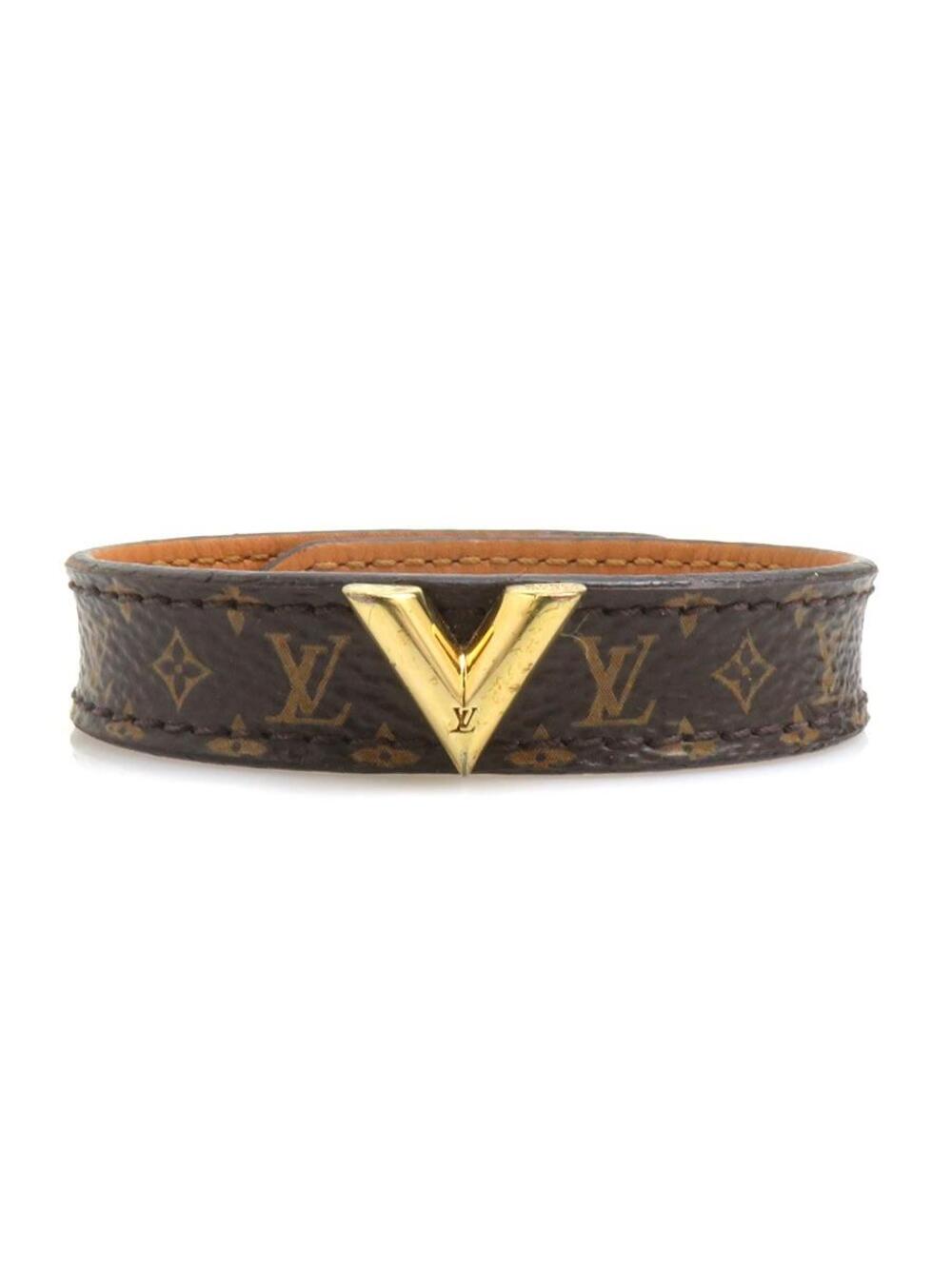 Auth Louis Vuitton Essential V Bracelet #339541L16B